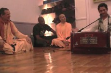 Radhanath Swami, Sachinandan Swami and Sri Pundrik Goswami